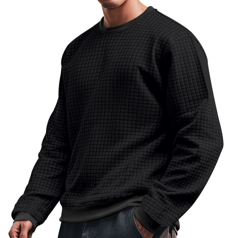Herrer struktureret langærmet pullover Stilla
