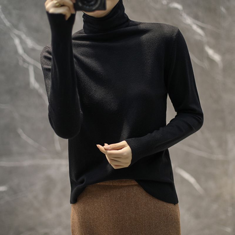 Kvindernes høj kvalitet turtleneck sweater Stilla