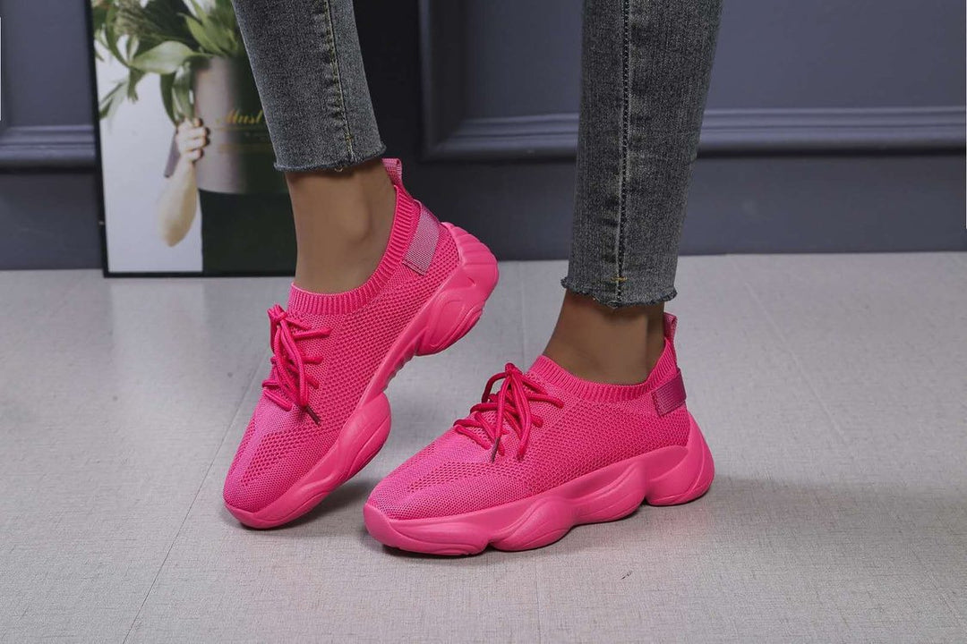 Dame Åndbare Sokkesneakers med elastisk sål og skridsikkert profil Stilla