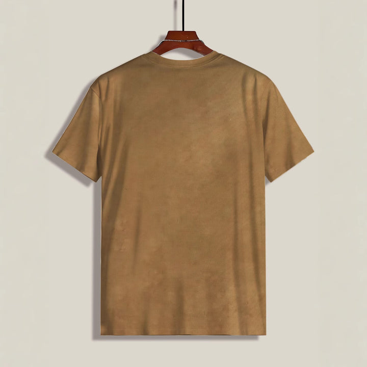 Herre T-shirt med kraftfuld besked og kvalitetsbomuldsmateriale Stilla