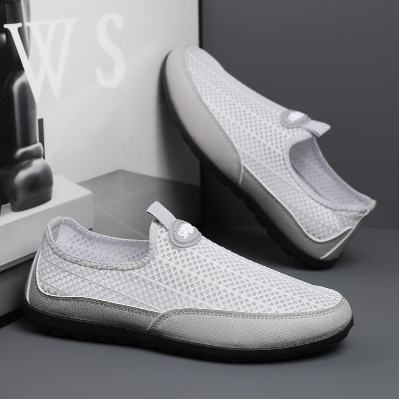 Dame Åndbare Fritids-Sneakers med innovativt Nettedesign Stilla
