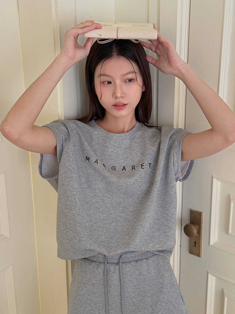 Dame fritidskjole med afslappet T-shirt-overdel og elastisk talje Stilla