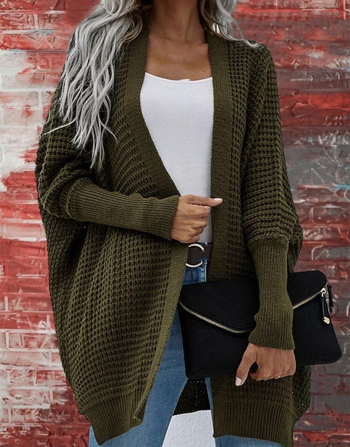 Dame Oversized Strikjakke Stilla