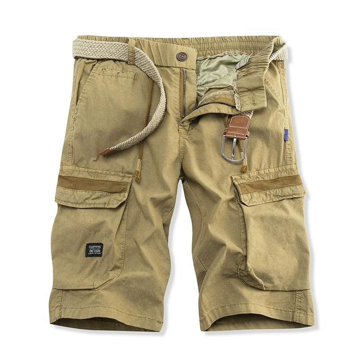 Herrer Multi-lomme Eventyr Cargo Shorts Stilla