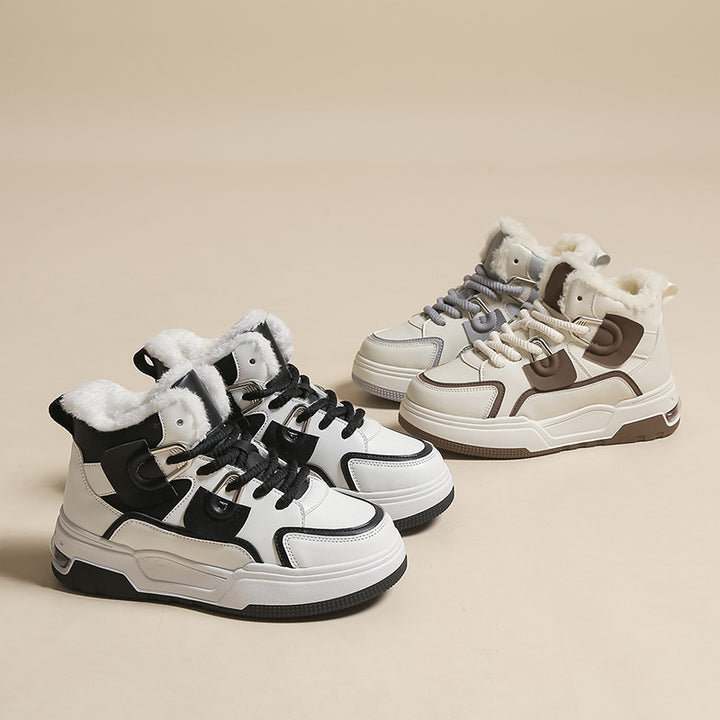 Dame Høje Sneakers med blødt Indlæg og skridsikker Sål Stilla
