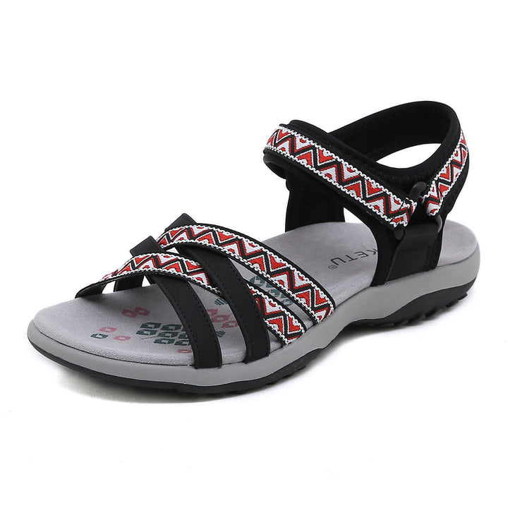 Dame Outdoor-sandaler med justerbare remme og ergonomisk fodseng Stilla