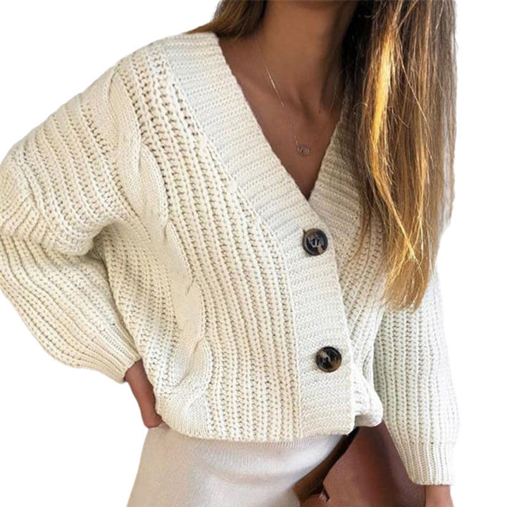 Dame strikjakke i trendy oversized stil Stilla
