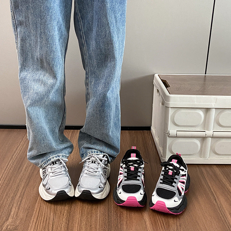 Dame løbesneaker med åndbart mesh-overflade og stabil dæmpningsteknologi Stilla