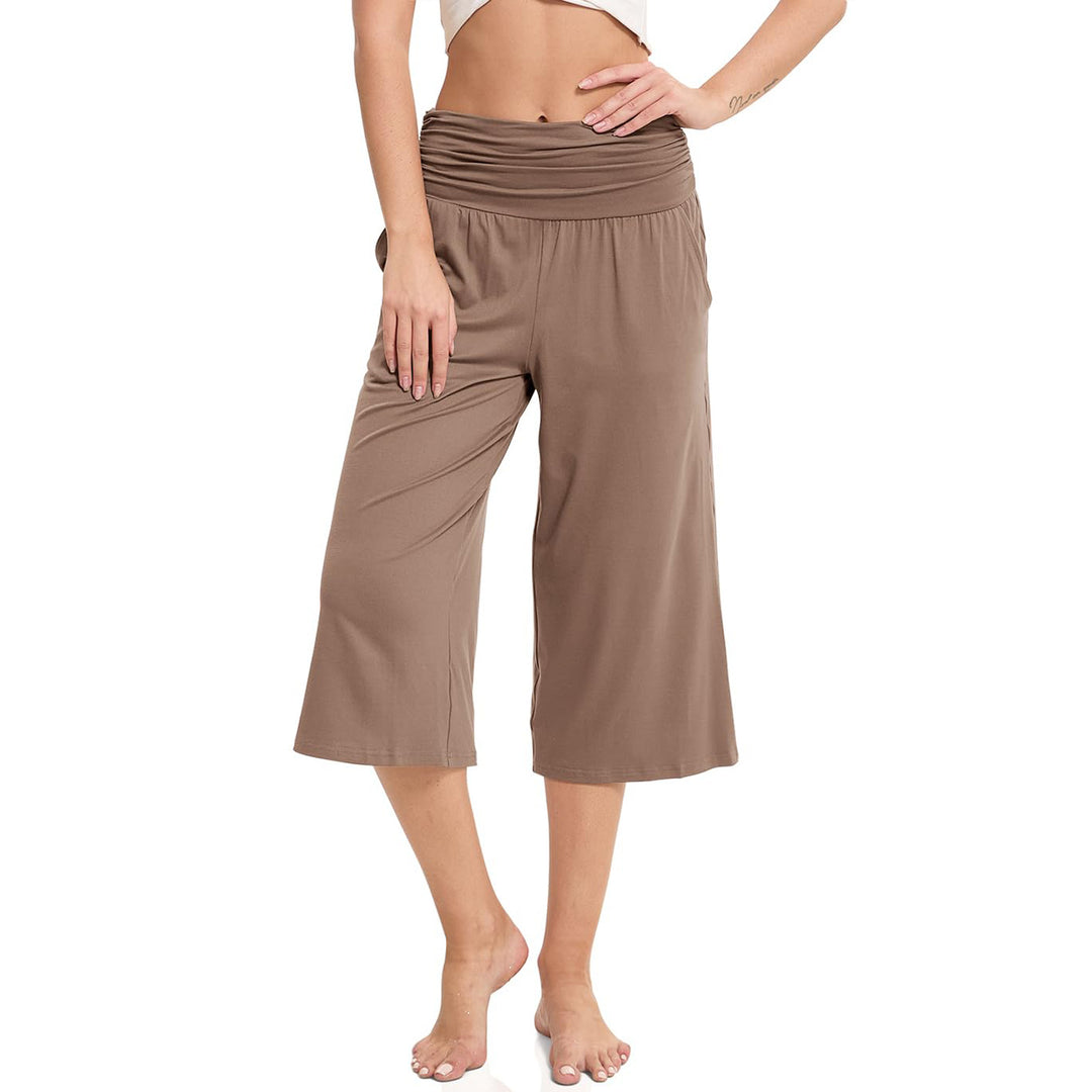 Dame Elegant og komfortabel Culotte-bukser med høj talje Stilla