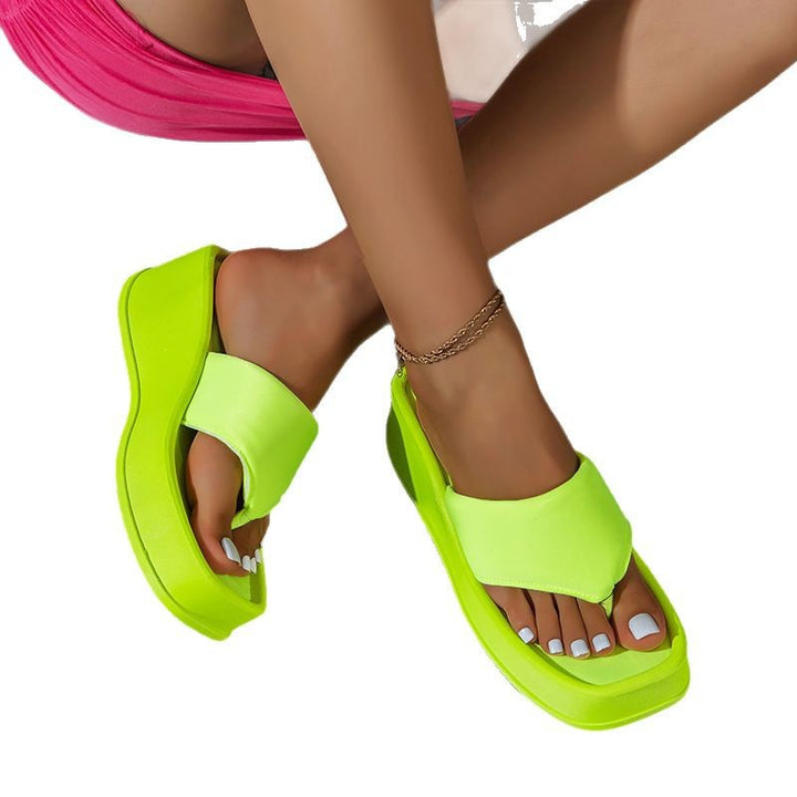 Dame trendy og komfortable Plateau-sandaler Stilla