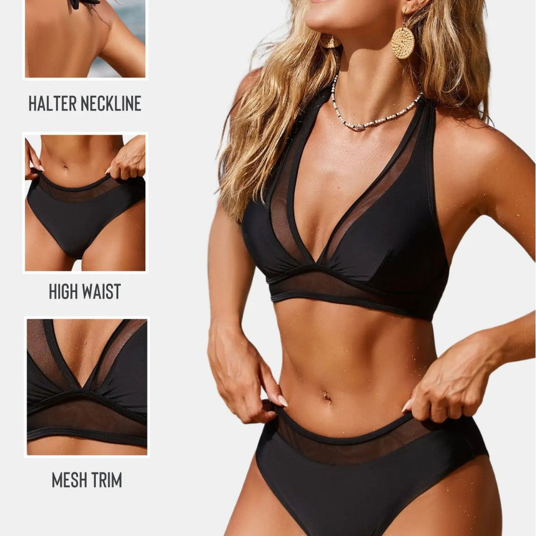 Dame Gennemsigtig Bikini med raffineret snit