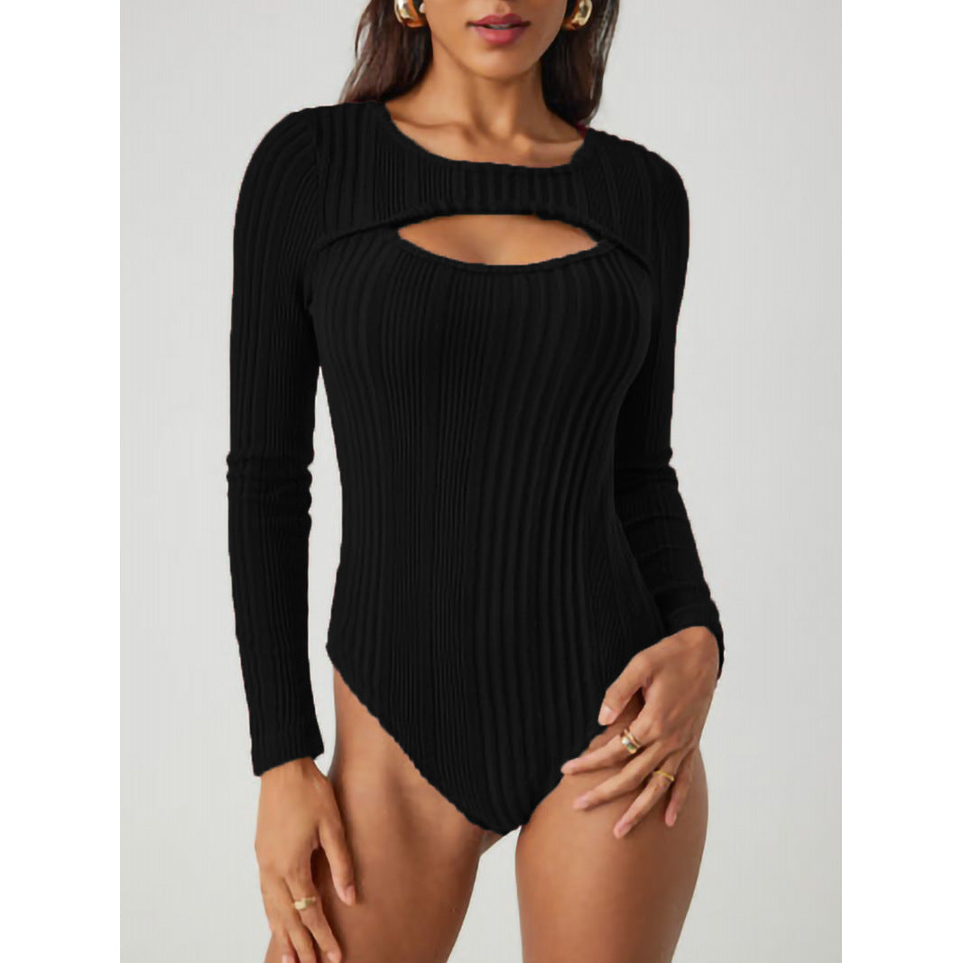 Dame Rib-Udsnit Bodysuit Stilla