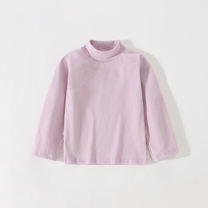 Pige Langærmet Mock Neck Top Stilla