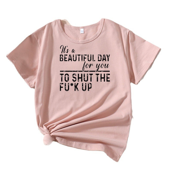 Dame Casual Grafisk Statement T-Shirt Stilla 1751262072