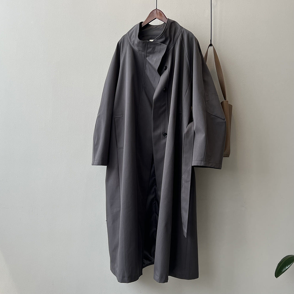 Damer elegant overgangsjakke med ståkrave og kontrasterende knapper Stilla