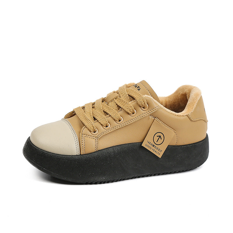 Dame sneakers i casual design med højkvalitets læderoverflade og skridsikker sål Stilla