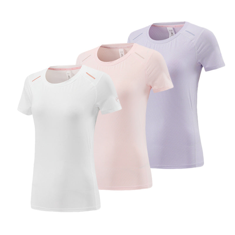 Dame Funktions-T-shirt med fugttransporterende materiale og komfortabel pasform Stilla