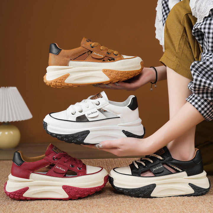 Dame Chunky Sneakers med trendy profilsål og komfortabel dæmpning Stilla