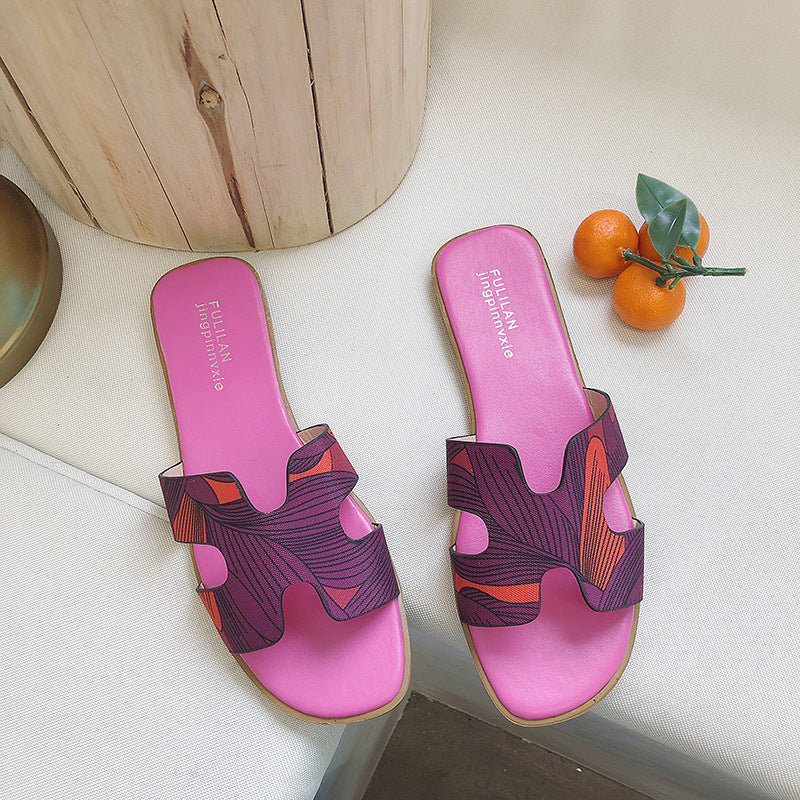 Dame Mode Flip-Flops med legende design Stilla