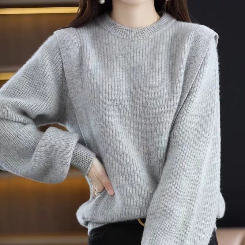Femme Cozy Ribstrik Pullover Stilla