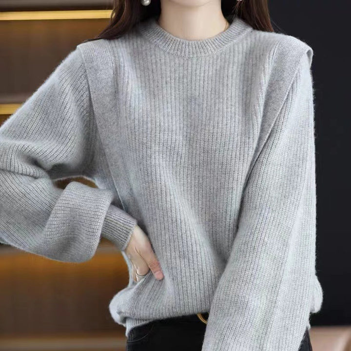 Femme Cozy Ribstrik Pullover Stilla
