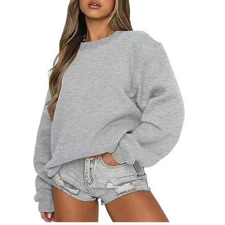 Kvinders sweatshirt med afslappet snit og voluminøse ærmer Stilla