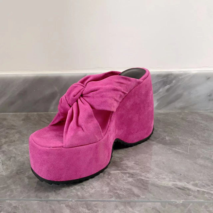 Femme Knudefront Platform Wedges Stilla