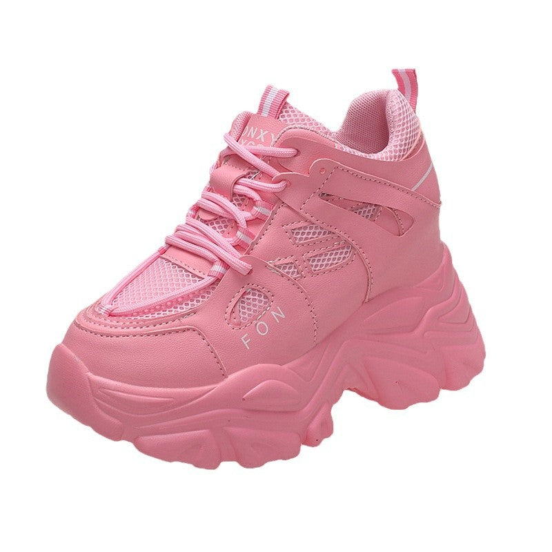 Dame Chunky Sneakers med åndbart mesh-overmateriale og skridsikker sål Stilla
