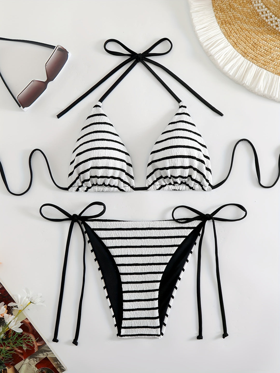 Damer Stribet Bikini Sæt Skovae