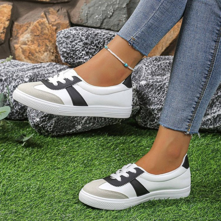 Dame Sneakers med komfortabel sål og fashionabel farvekontrast Stilla