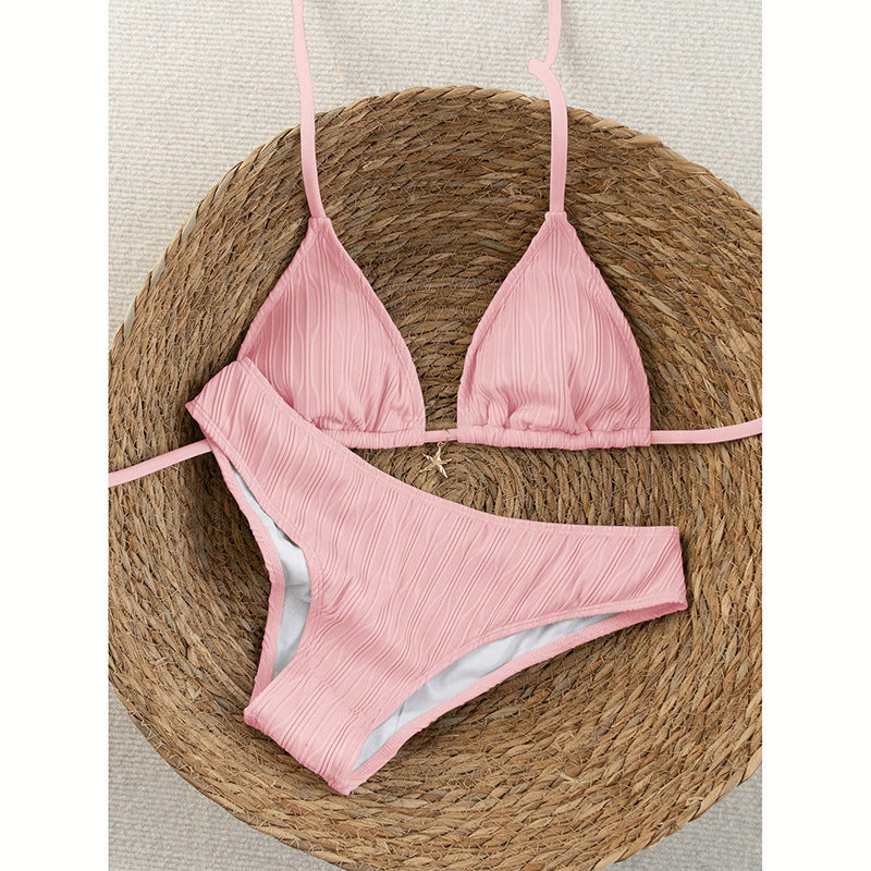 Dame minimalistisk bikinitop og slip Skovae