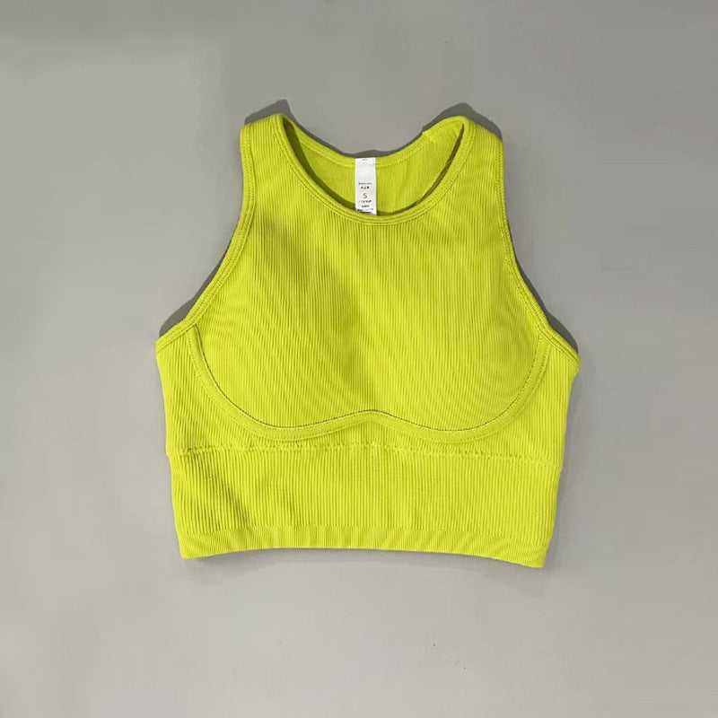 Dame Sports Bustier med åndbart ribstof og støttende design Stilla