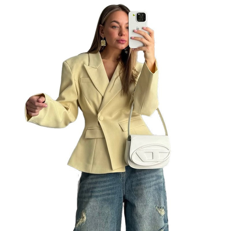 Dame Elegant og stilfuld Blazerjakke Stilla