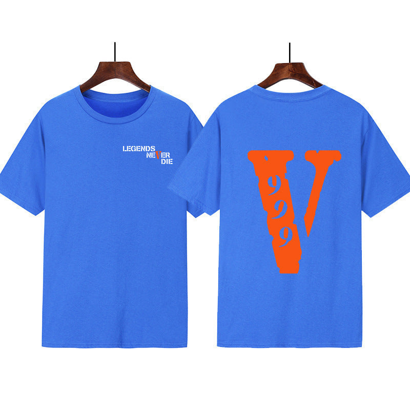 Kvinders grafisk t-shirt med original skrift og kreativt design Skovae
