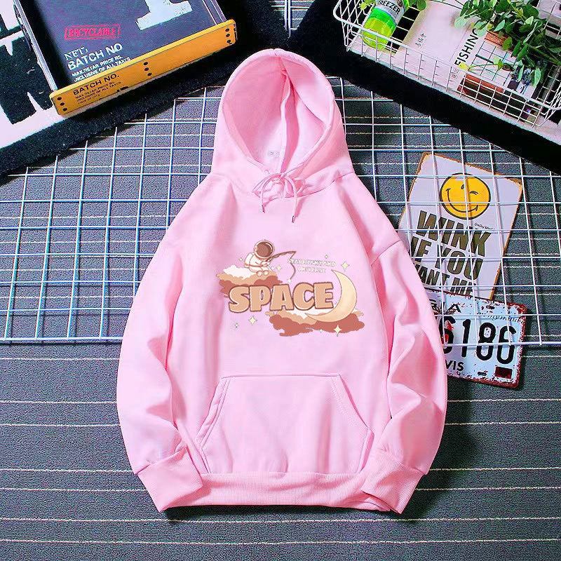 Kvinders hoodie med kreativ rumdesign Skovae