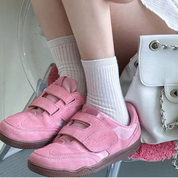 Dame Velours Sneakers Stilla