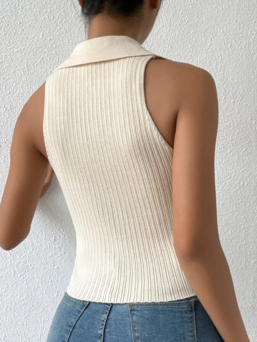 Femme Rippkrave Strikoverdel Stilla