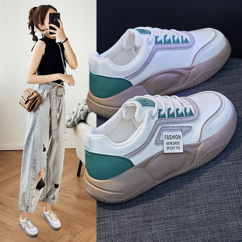 Dame Sporty Sneakers med ortopædisk støddæmpningsteknologi og åndbar overfladestruktur Stilla