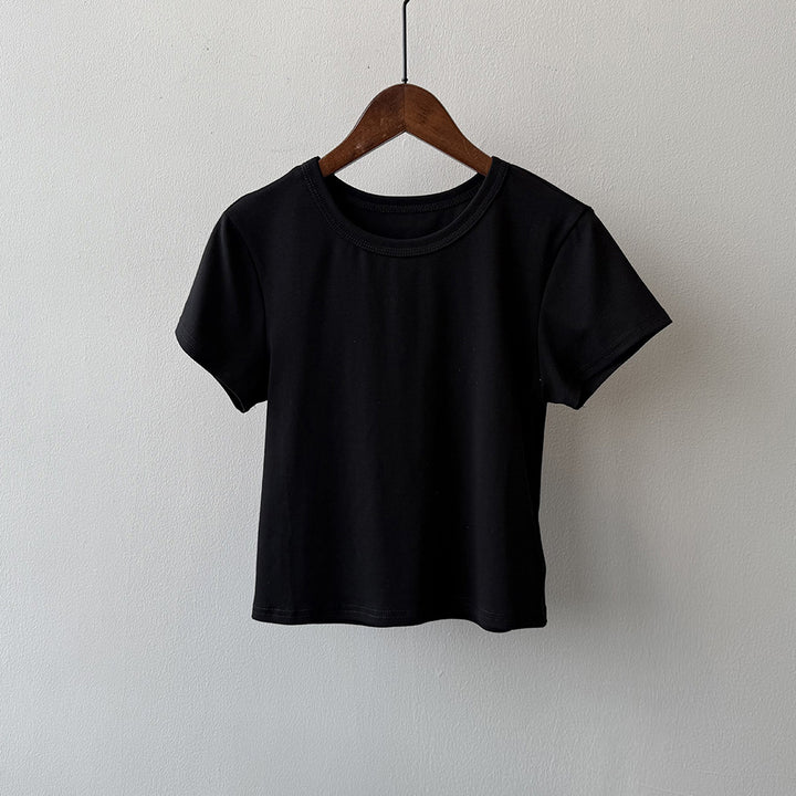 Dame Basis T-shirt i høj kvalitet bomuld med ergonomisk snit Stilla