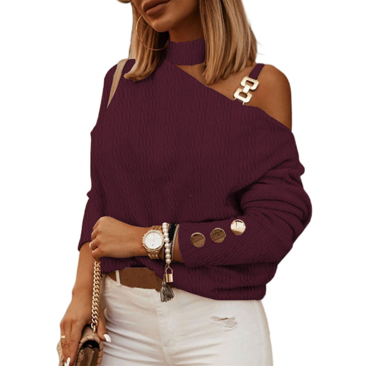 Femme Stilfuld Cut-Out Pullover Stilla