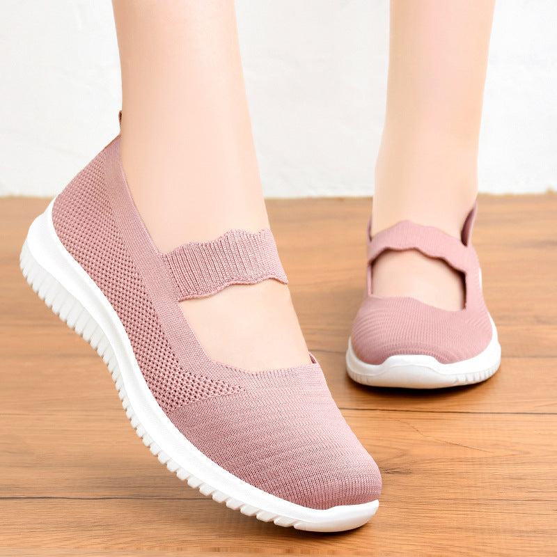 Femme åndbare Mary Jane Sneakers med fleksibel dæmpning Stilla