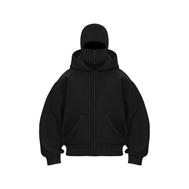 Kvinders hoodie med innovativt design og praktisk lynlås Skovae