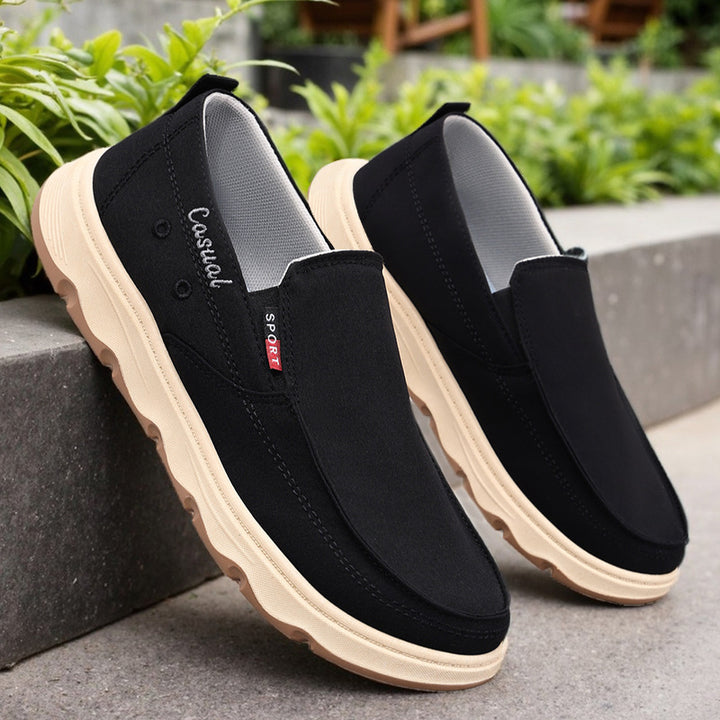Herrer fritid Slip-On sko med skridsikker sål og åndbart overmateriale Stilla