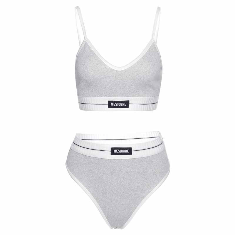 Dame badedragt med sporty design og elastisk bånd Stilla