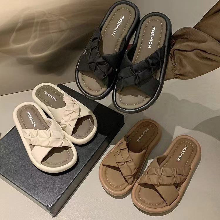Dame komfort skridsikre sandaler med polstrede remme Stilla