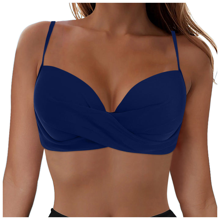 Dame Elegant Bikini top med indpakningsdesign Skovae