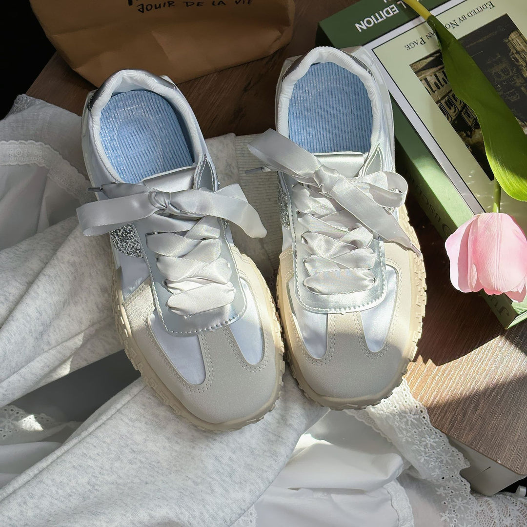 Dame Sporty Sneakers med åndbar overfladestruktur og polstret sål Stilla