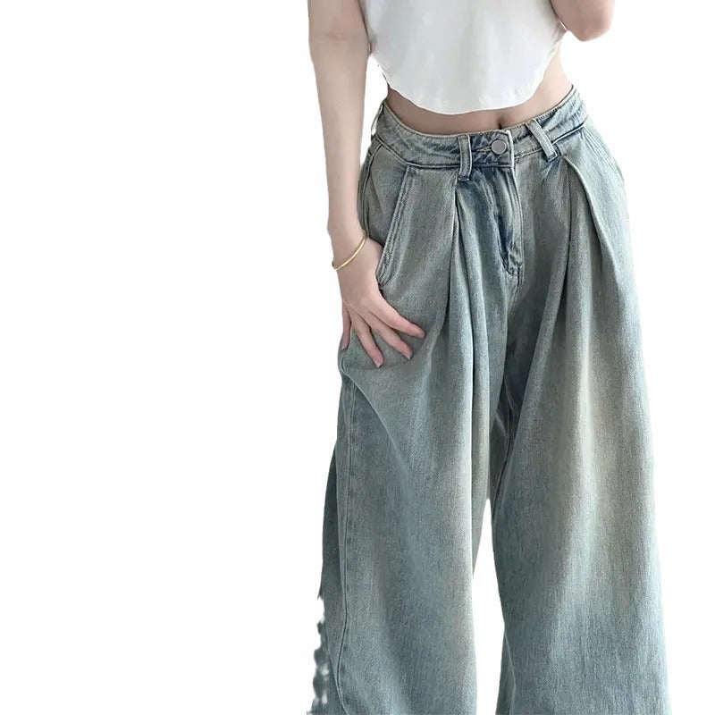 Women Wide Cut High Waist Jeans Stilla