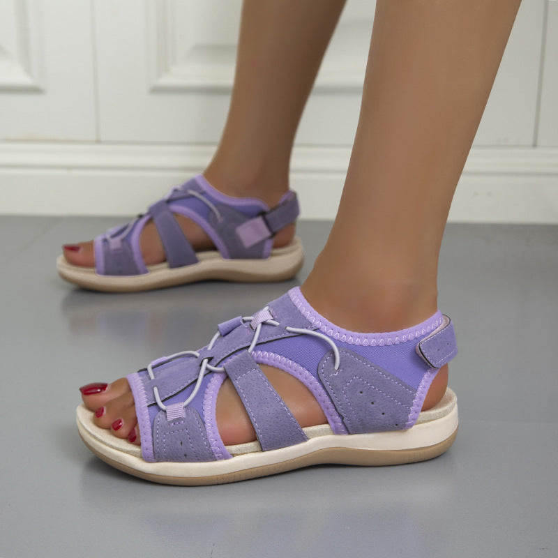 Dame Komfortable Outdoor-Sandaler med justerbare remme og polstret fodseng Stilla