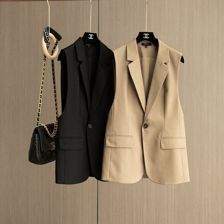 Dame elegant vest med moderne detaljer og praktiske lommer Stilla